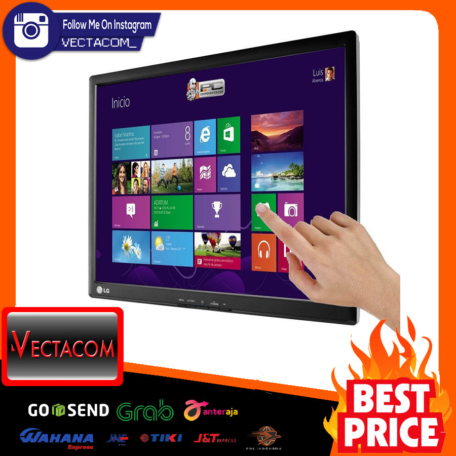 Jual Monitor LG 17MB15T touchscreen | Shopee Indonesia