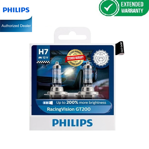 Jual Philips Racing Vision GT200 H7 Bohlam Lampu Mobil | Shopee Indonesia