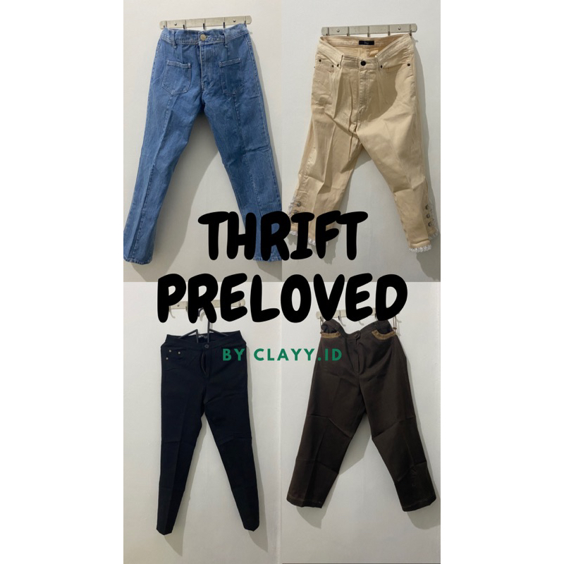 Jual Celana Preloved Thrift Trift | Shopee Indonesia
