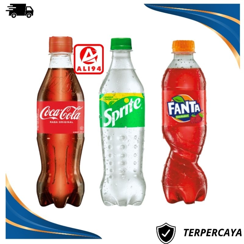 Jual COCA COLA FANTA SPRITE BOTOL 390ML HARGA Per Pak | Shopee Indonesia