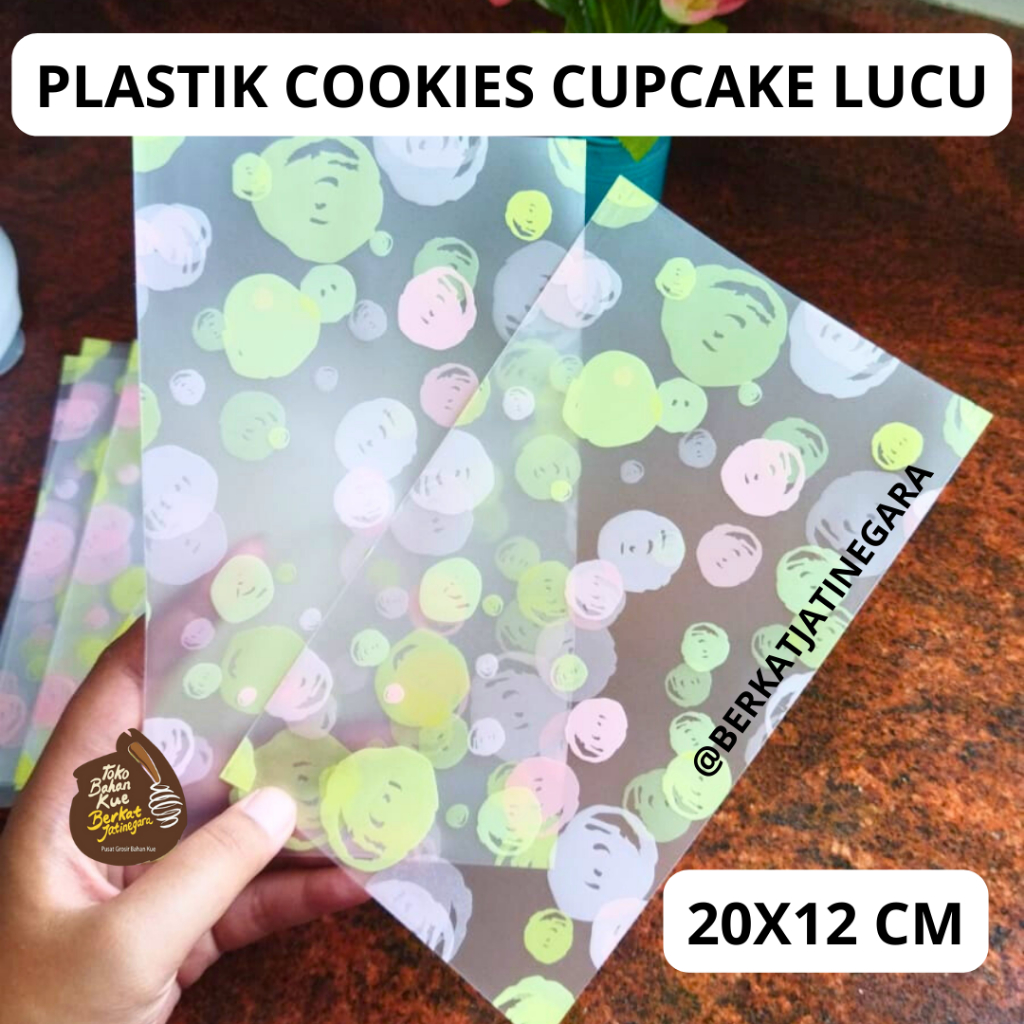 Jual PLASTIK COOKIES CUPCAKE LUCU PLASTIK COOKIES 10 PCS Shopee