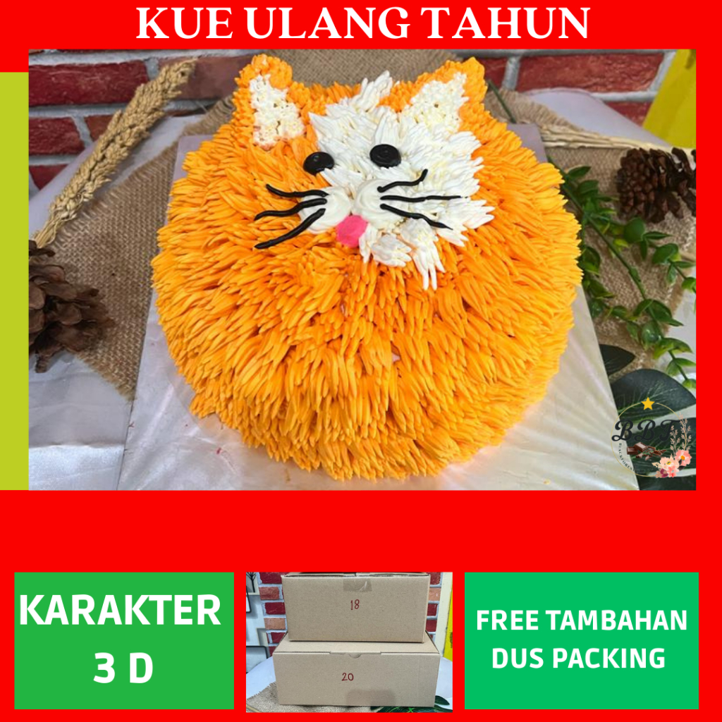 Jual Kue Ulang Tahun / Karakter 3D / Kue Ultah Karakter / Kue gambar