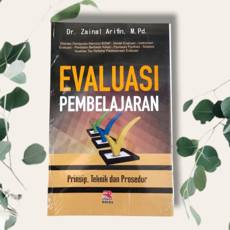 Jual Evaluasi Pembelajaran Prinsipteknikdan Prosedur Dr Zainal Arifinmpd Shopee Indonesia 