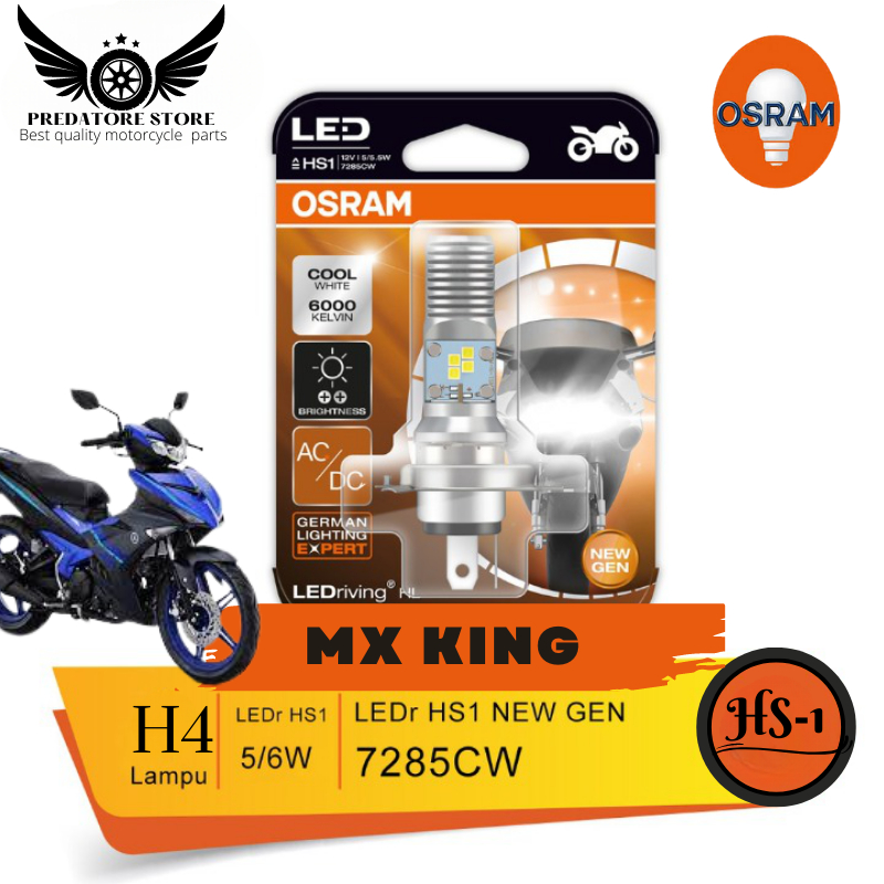 Jual Lampu Depan LED MX KING AC/DC H4 Osram Original Shopee Indonesia