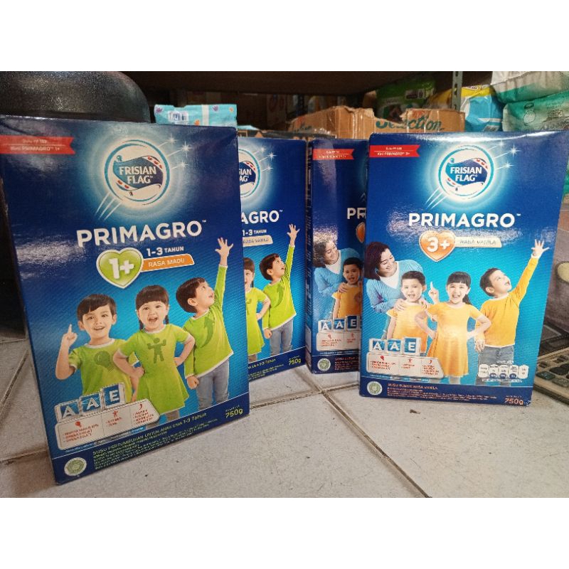 Jual susu formula primagro 1+ dan 3+ madu dan vanilla | Shopee Indonesia