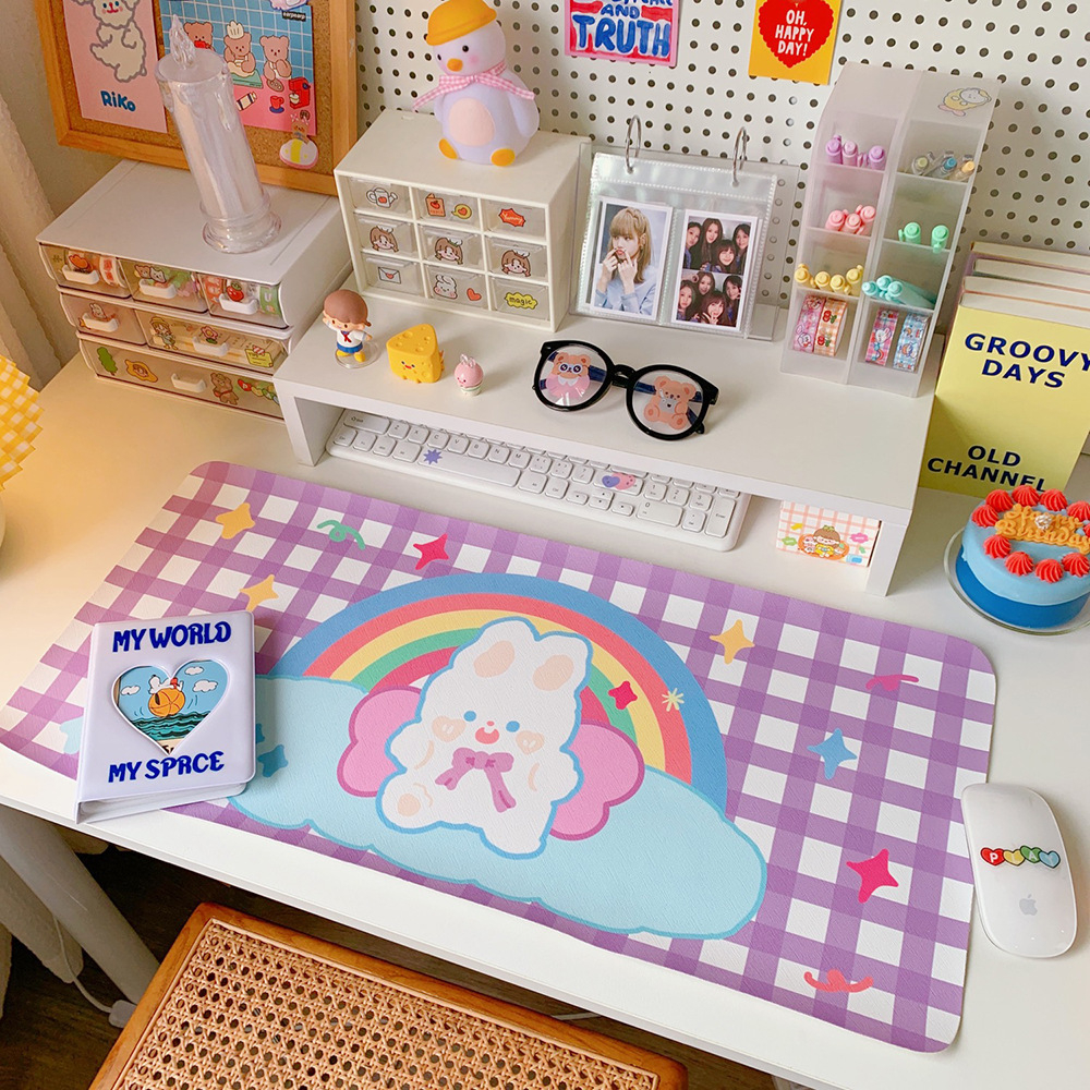 Jual Alas Meja Tulis Mouse Pad Desk Pad Motif Rabbit Beruang Bear Lucu ...