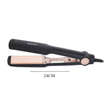 Kemei Catokan Rambut KM 470 Catok Rambut Lurus Temperatur Suhu Ionic