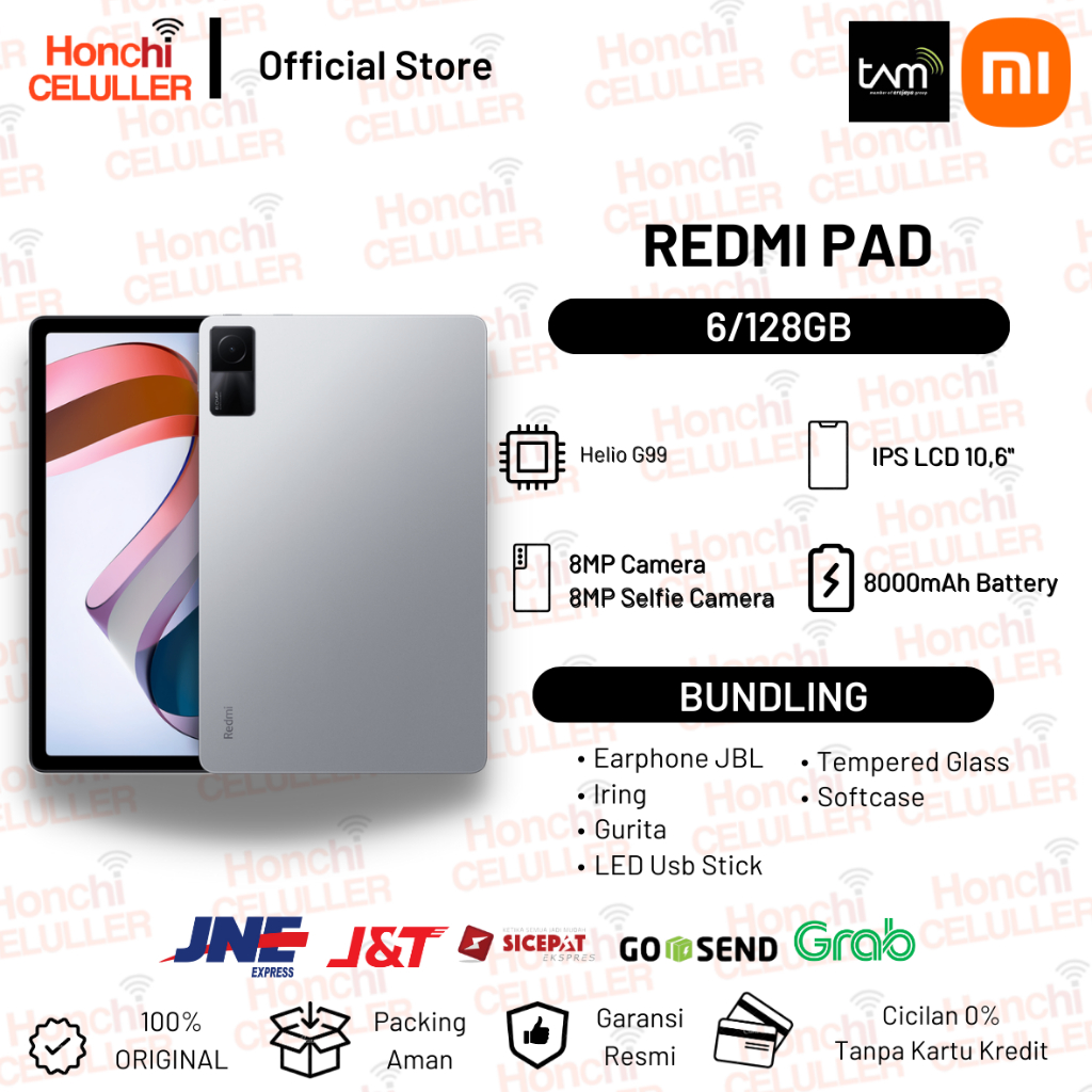 Jual Xiaomi Redmi Pad 6128gb Garansi Resmi Xiaomi Indonesia Tam Wifi Only Shopee Indonesia 5465