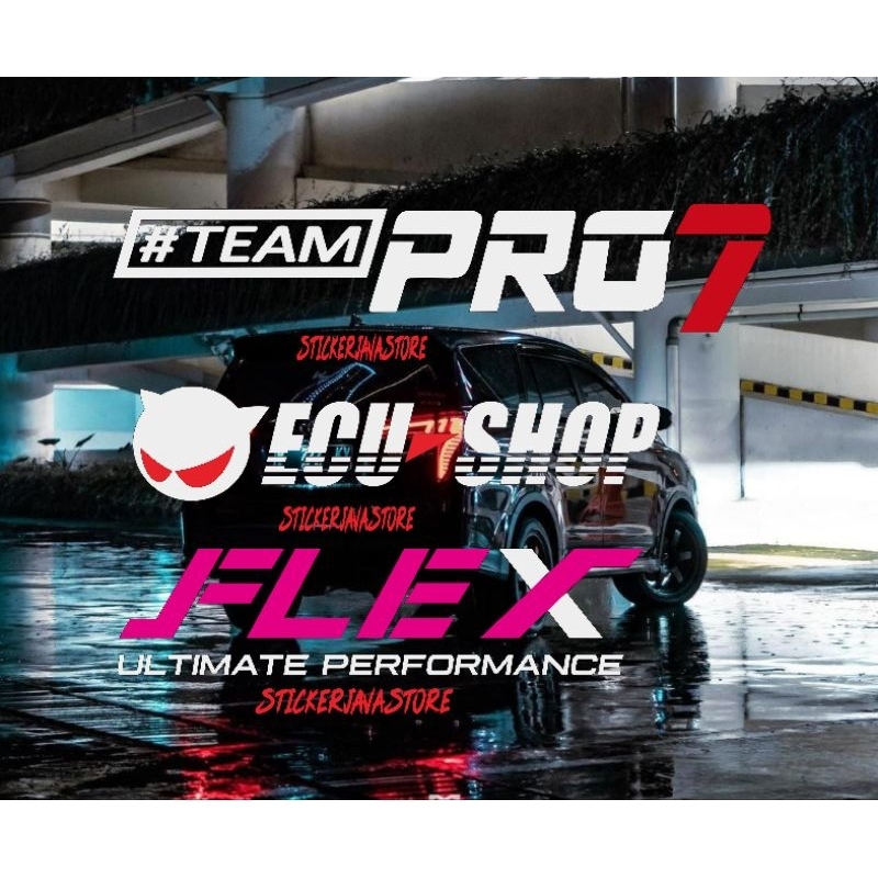 Jual STIKER MOBIL STIKER TEAM PRO7 ECUSHOP FLEX | Shopee Indonesia