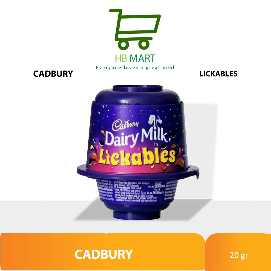 Jual Cadbury dairy milk in lickables 20 gram Shopee Indonesia
