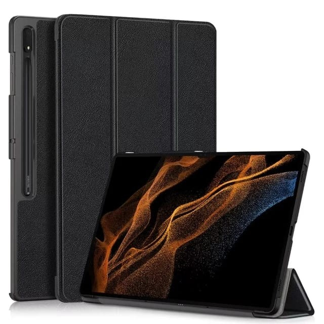 Jual SAMSUNG TAB S7 FE S8 S9 FE PLUS 5G FLIP LEATHER CASE BOOK COVER
