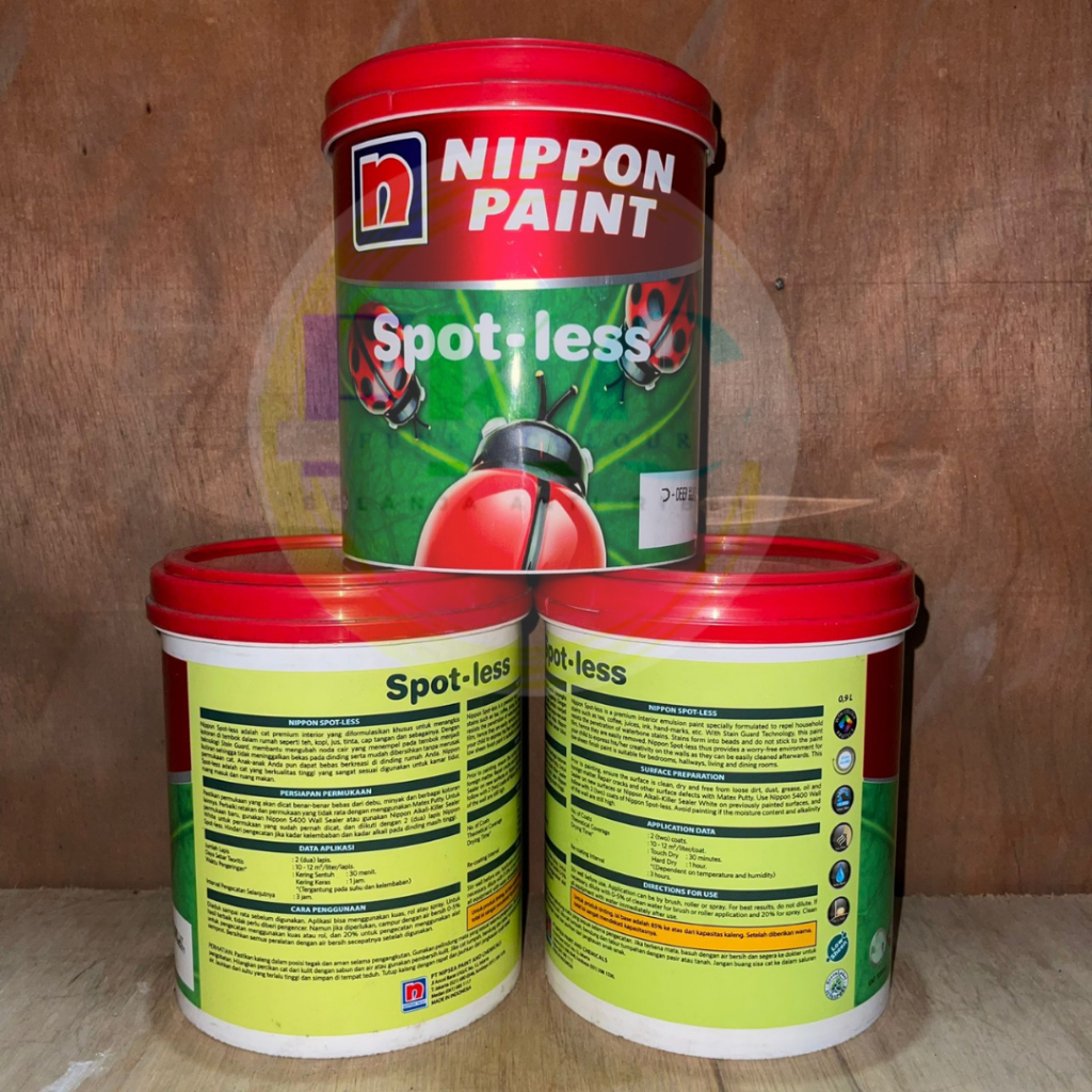 Jual [FCS.MDN] Nippon paint Spotless 1Kg Cat tembok cat anti