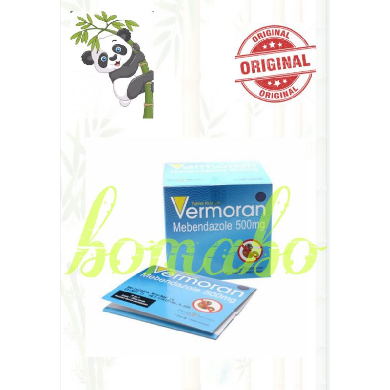 Jual VERMORAN Mebendazole 500mg / Tablet kunyah Obat Cacing | Shopee ...