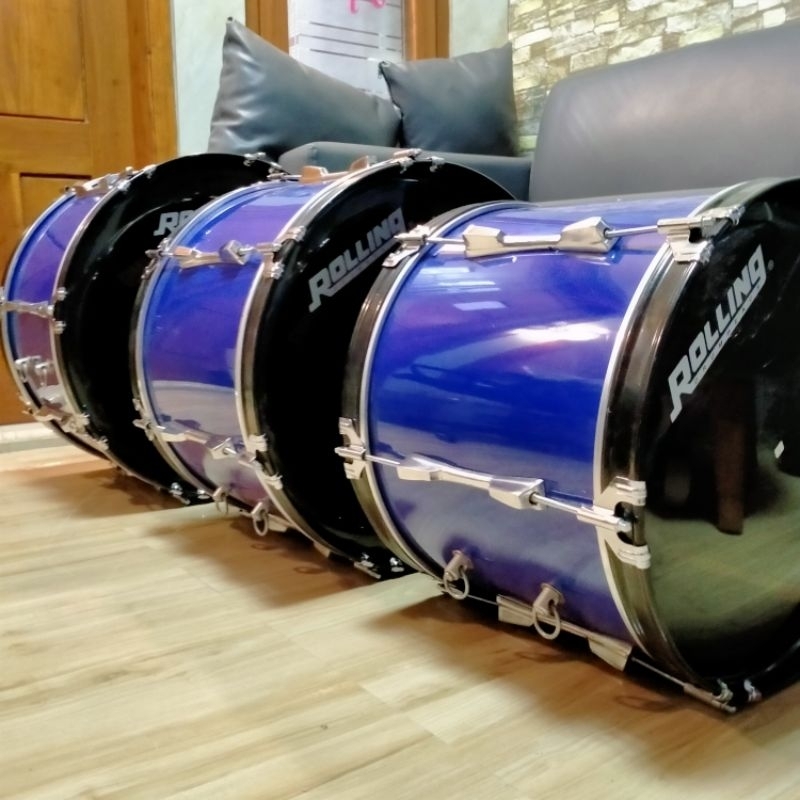Jual Bass Drum 14" 16" 18" 20" Standart SD SMP Drumband Drum Band