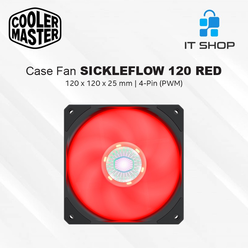 Jual Cooler Master Fan SICKLEFLOW 120 Red Shopee Indonesia