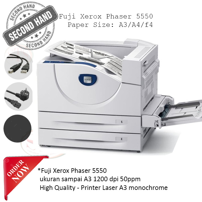 Jual Fuji Xerox Phaser 5550 ukuran sampai A3 1200 dpi 50ppm High ...