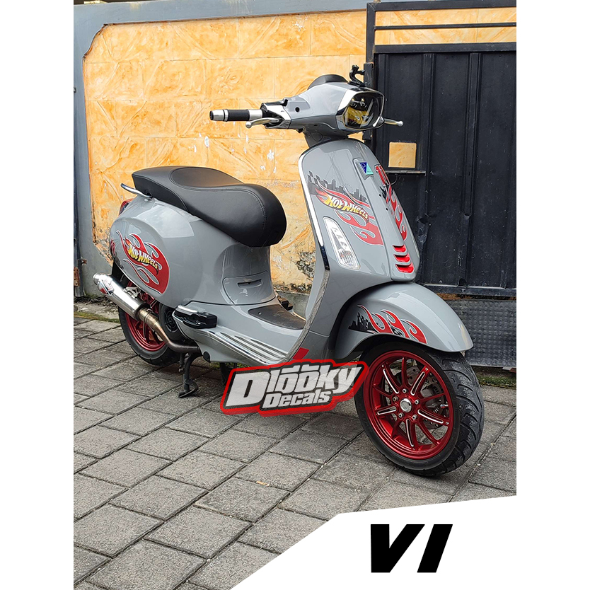 Jual Stiker Striping Transparan Vespa Sprint Primavera S Lx Tipe Hotwheels Shopee Indonesia