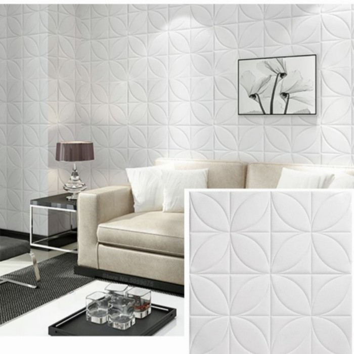 Jual Wallpaper Foam 3D Motif Semanggi Shopee Indonesia