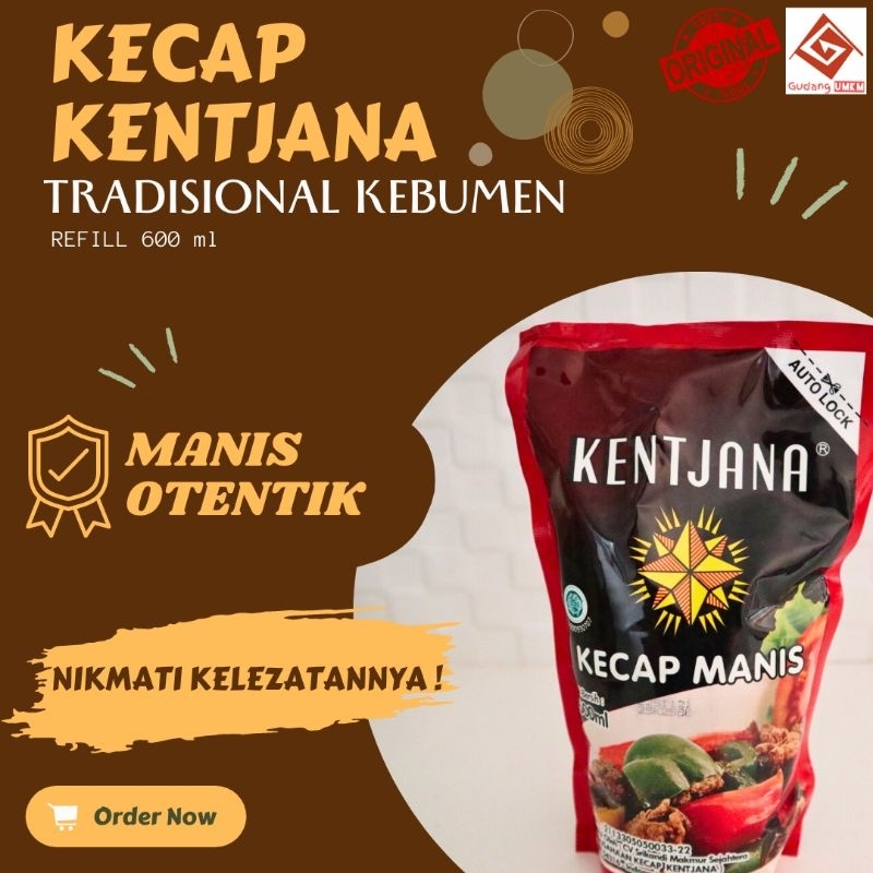 Jual Kecap Manis Kentjana Ml Refill Botol Kaca Kecap Khas