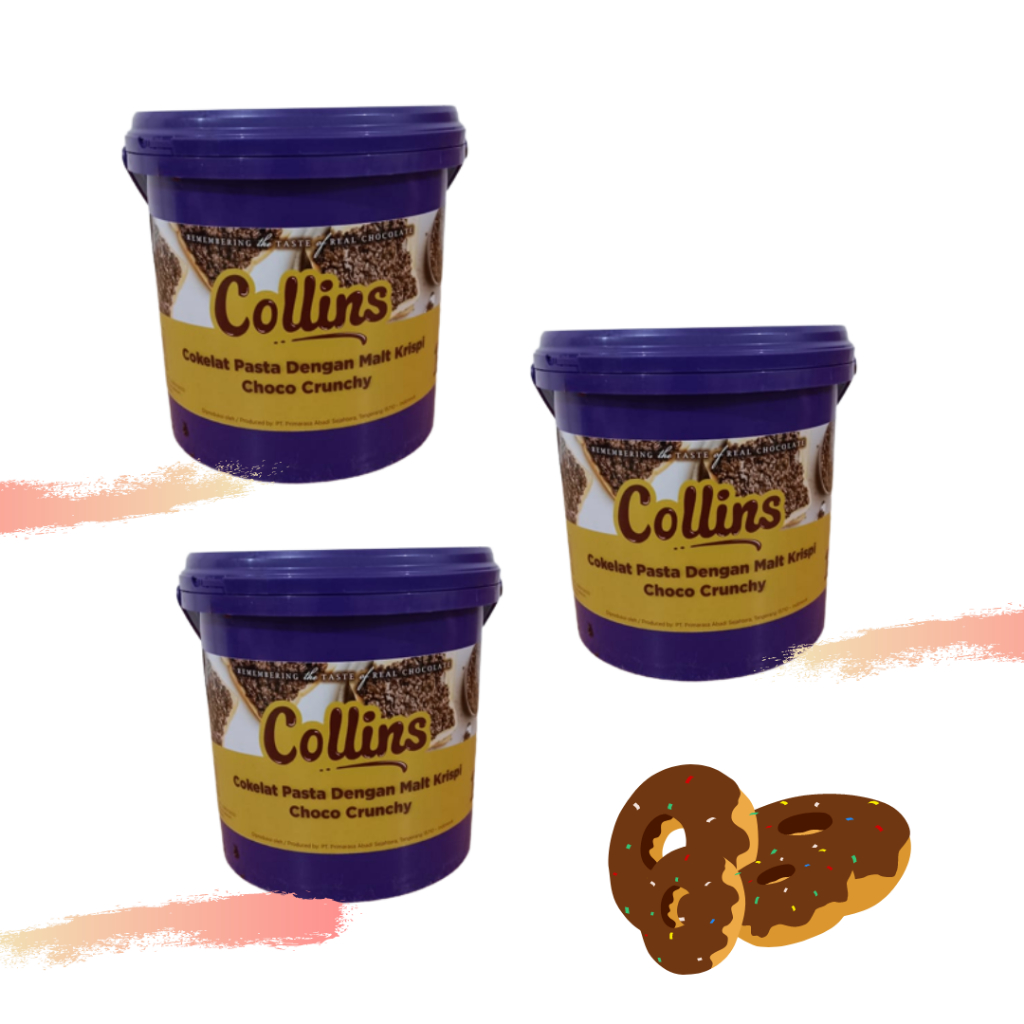 Jual Collins Choco Crunchy 1 kg Cokelat Pasta Selai | Shopee Indonesia