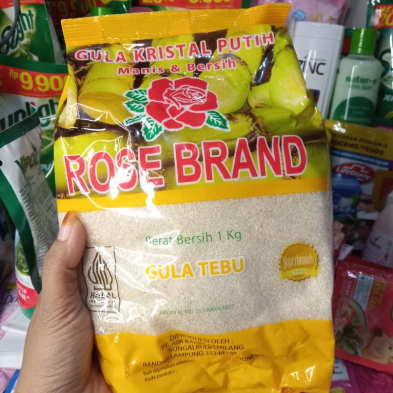 Jual Rose Brand Gmp Gula Kristal Putih 1kg Shopee Indonesia 5398