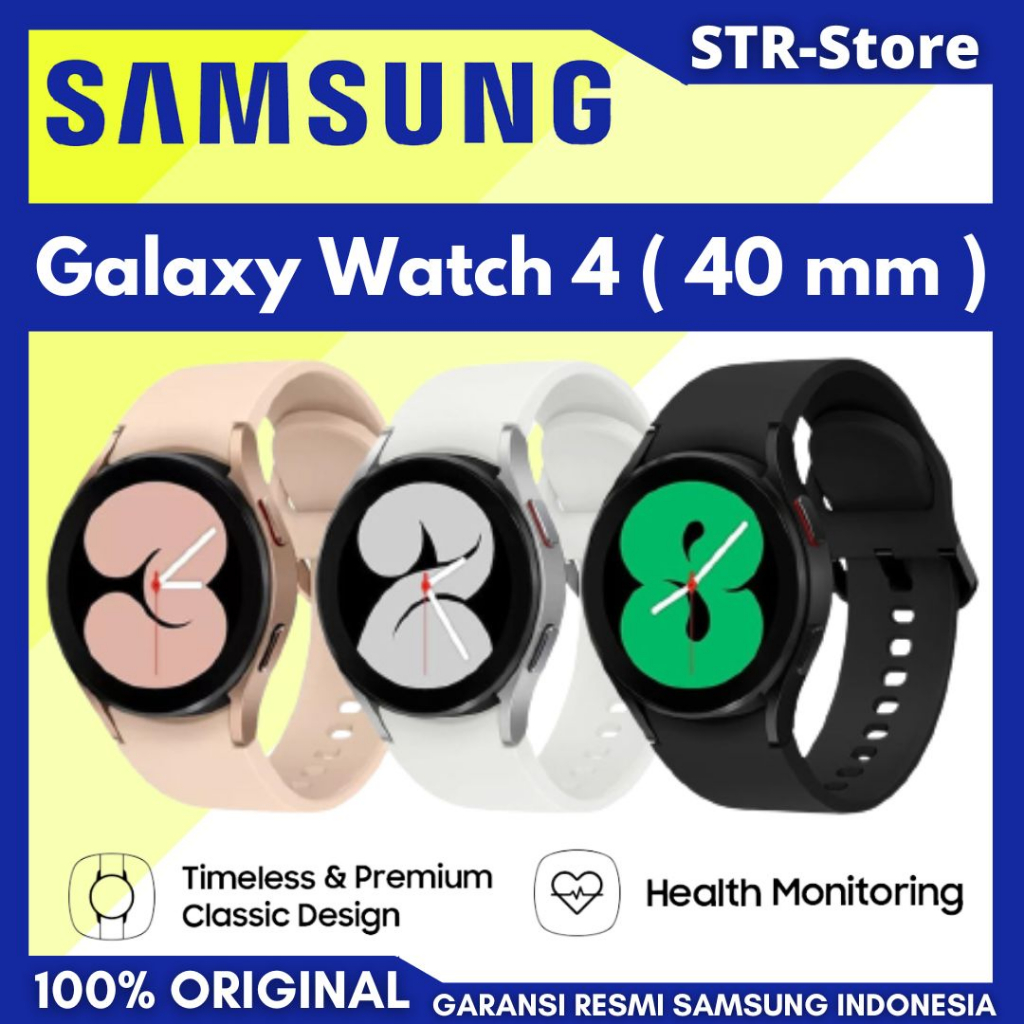 Jual SAMSUNG WATCH 4 GARANSI RESMI SAMSUNG WATCH 4 40MM | Shopee Indonesia