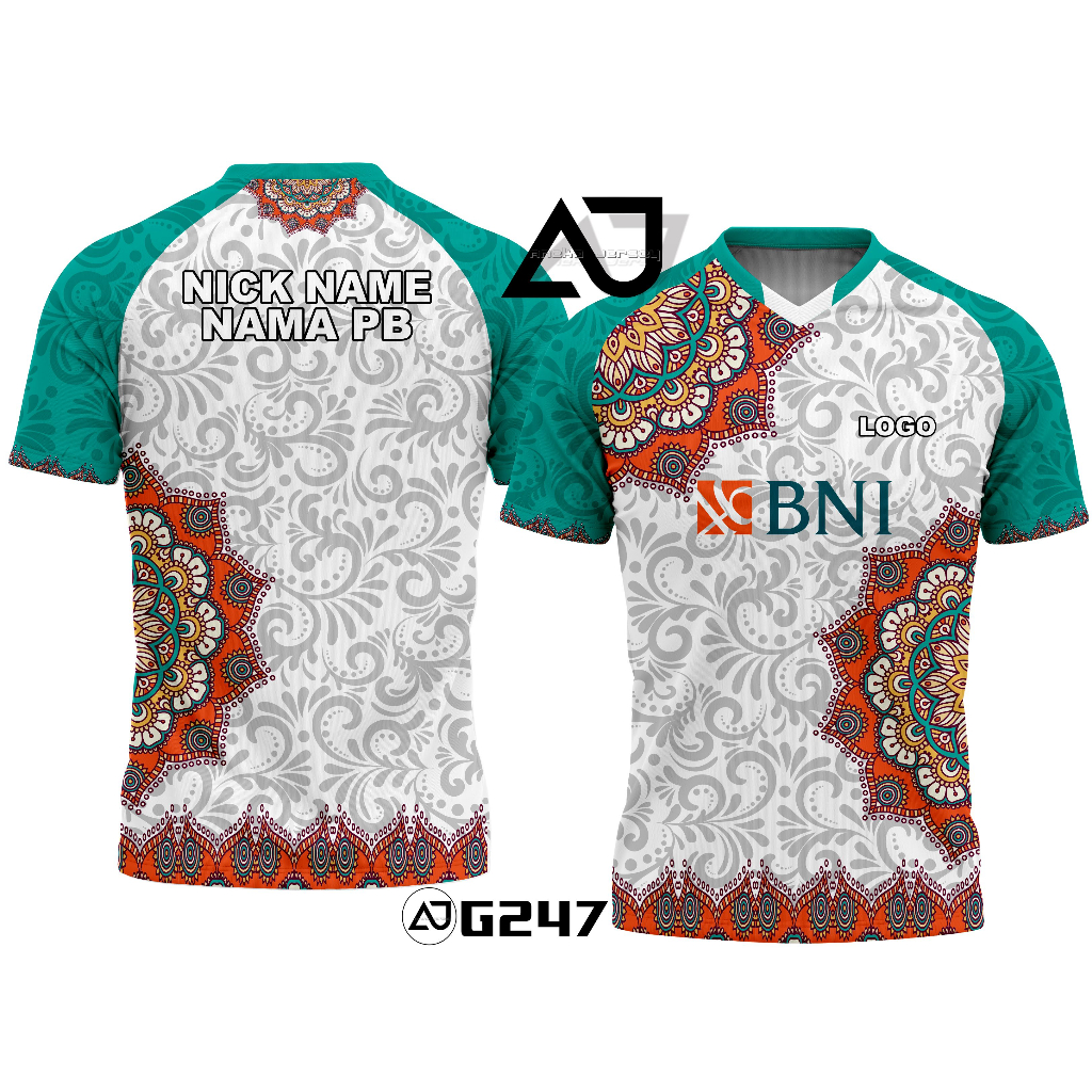 Jual Jersey Badminton Custom Nama Dan Logo Printing Satuan Ajg 247