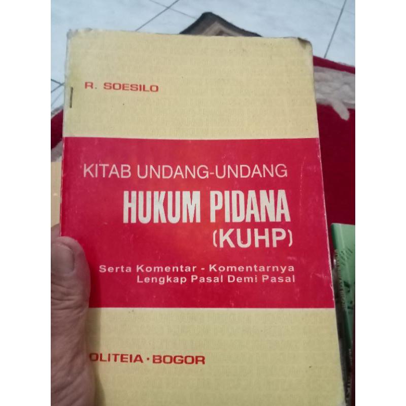 Jual Buku Kitab Undang Undang Hukum Pidana Shopee Indonesia