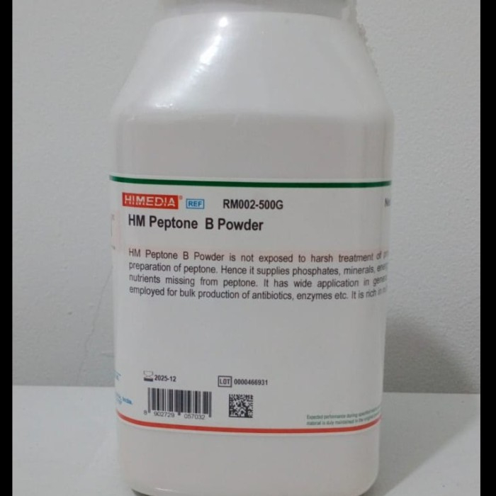 Jual HM Peptone B Powder RM002-500G, Himedia | Shopee Indonesia