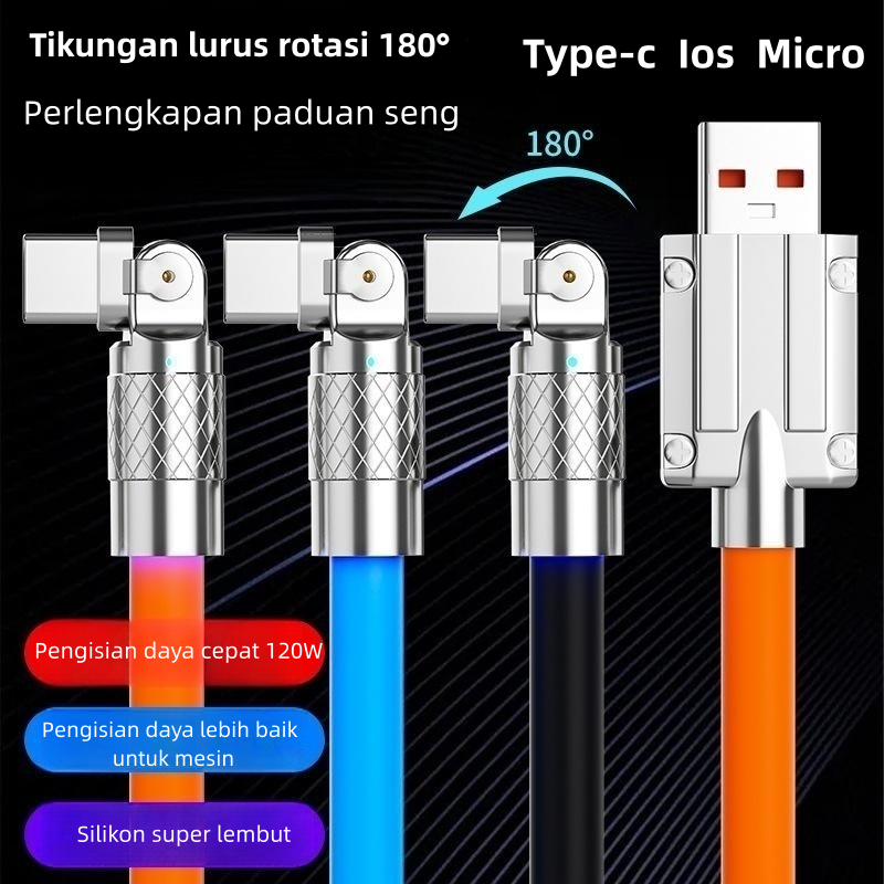 Jual Kabel Data Type C A W Kabel Pengisian Daya Super Cepat Cm Paduan Seng Asli