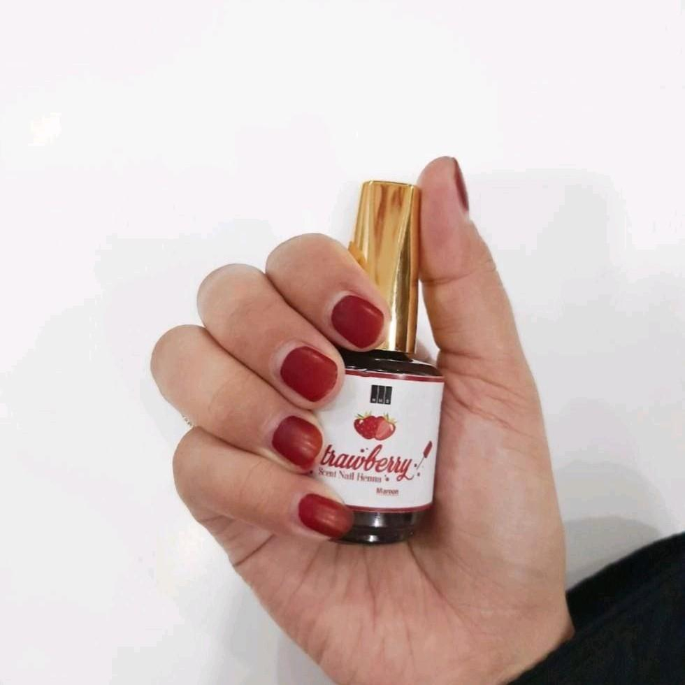 Jual Inai Kuku Halal - Strawberry Nail Henna 14ML | Shopee Indonesia