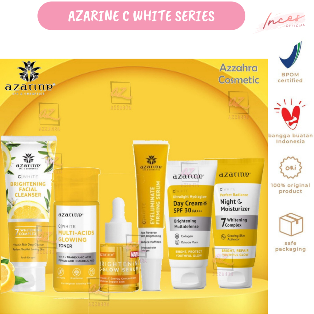 Jual AZARINE C WHITE SERIES ( Untuk kulit Kusam ) ORIGINAL BPOM ...
