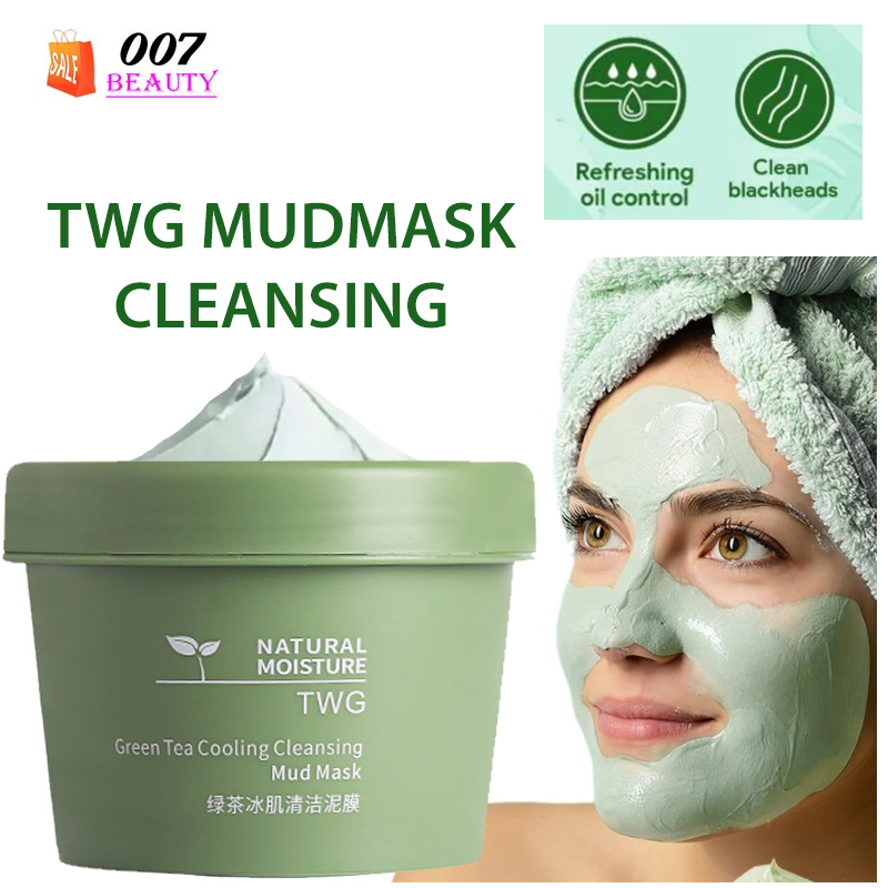 Jual TWG Green Tea Cooling Cleansing Mud Mask 120gr Shopee Indonesia