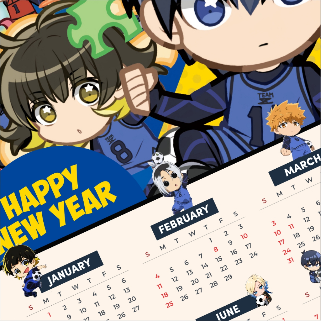 2025 Calendar Anime Worlds Code