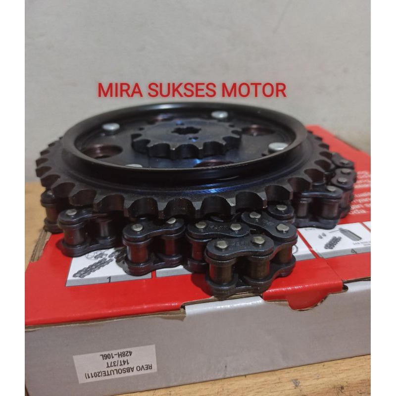 Jual GEAR SET REVO ABSOLUTE BLADE GIR PAKET GEARSET 14T37T428H106L