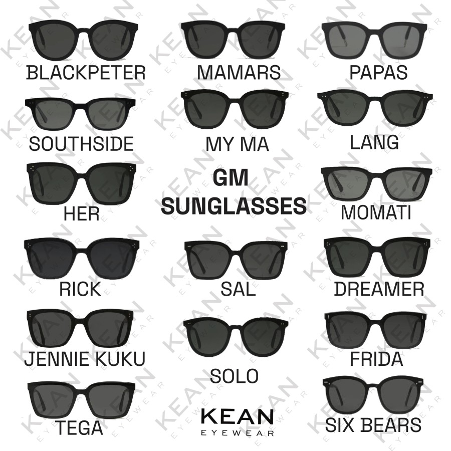 Jual GENTLE MONSTER FRAME KACAMATA HITAM SUNGLASS FASHION KOREA