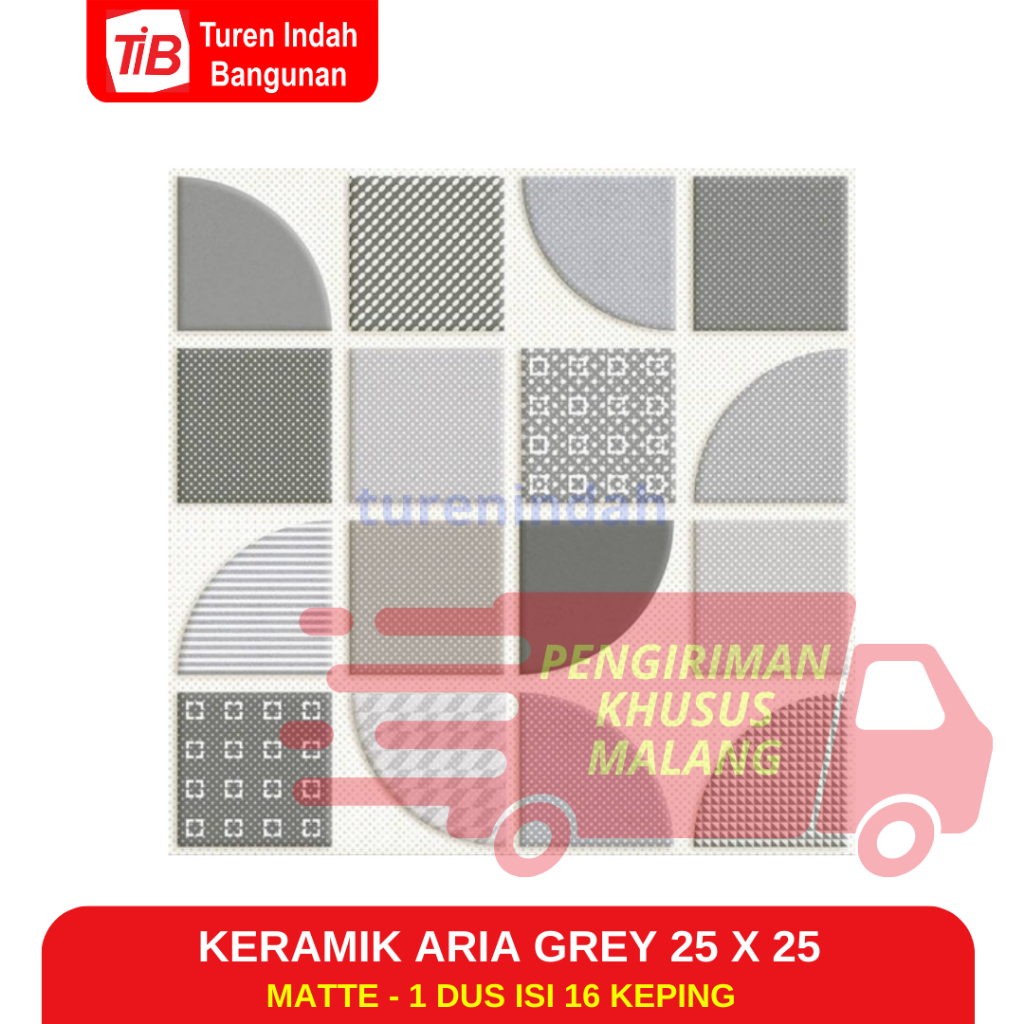 Jual KERAMIK ARIA GREY 25 X 25 - KERAMIK KAMAR MANDI - KERAMIK DAPUR
