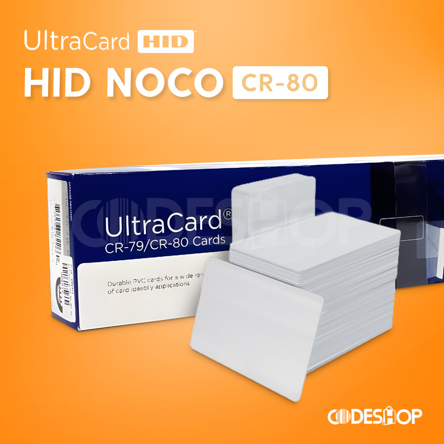 Jual KARTU PVC BLANK ID CARD ULTRACARD NOCO CR80 FARGO EVOLIS DATACARD ...