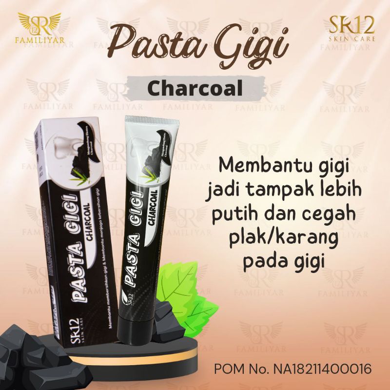 Jual Pasta Gigi SR12 Siwak Dan Sirih Dan Charcoal Manfaat Memutiu Kan Gigi Dan Merontokkan