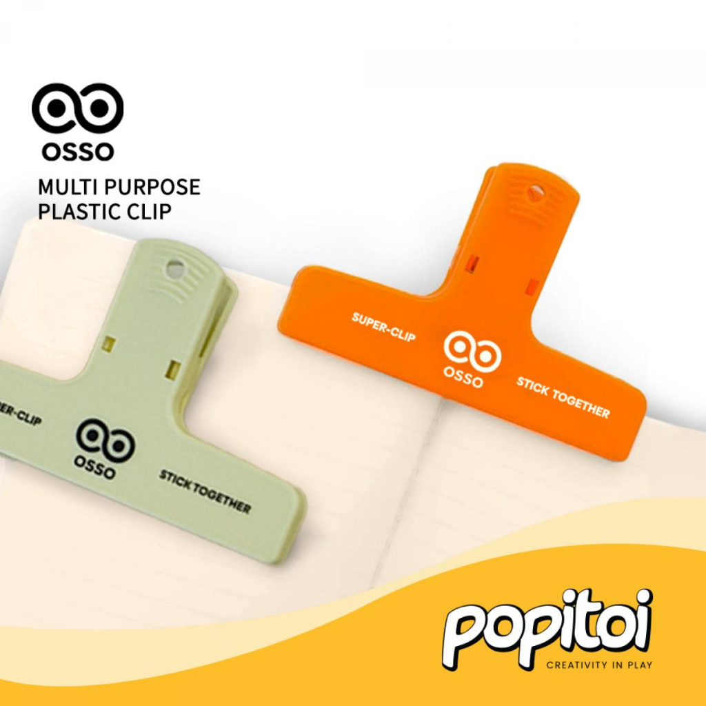 Jual OSSO Multi Purpose Plastic Clip Klip Kertas Snack Clampy Penco ...