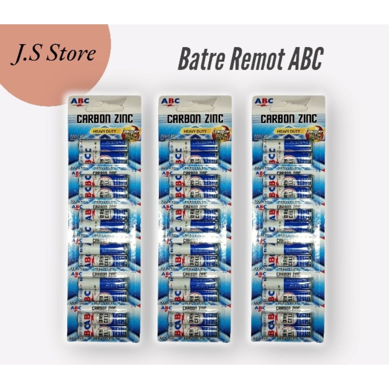 Jual Batre Remot ABC AAA isi 12 pcs | Shopee Indonesia