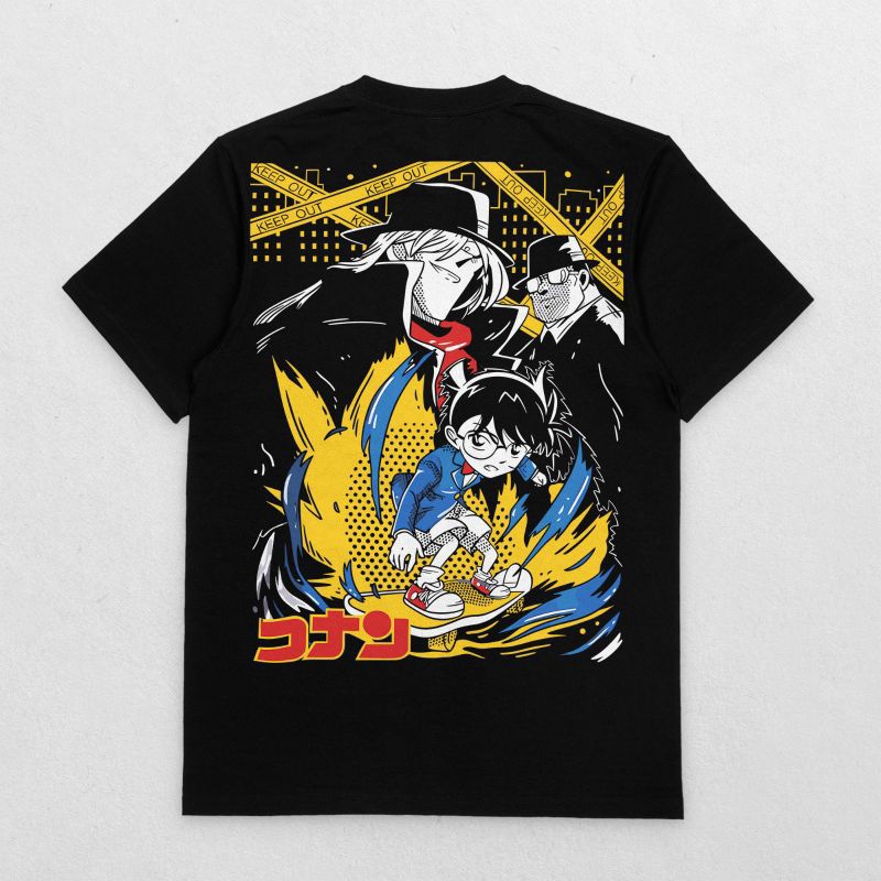 Jual ANIMEFLEX Kaos Anime Detective Conan Tshirt Shinichii Kudo