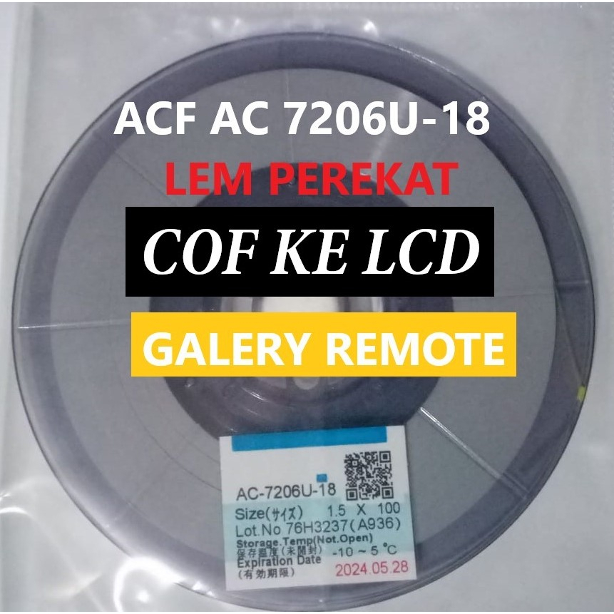 Jual Cm Lem Acf Ac U Atau Ac Lebar Milimeter Atau Mata Solder T Atau Acf