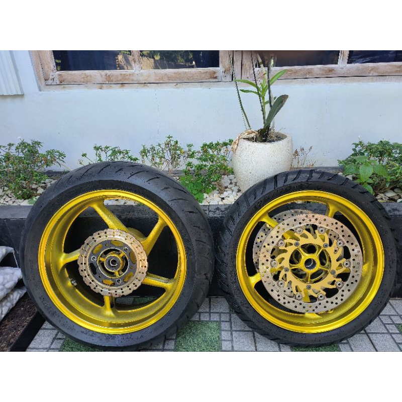 Jual Velg Delkevic Double Disk Fullset Lengkap New Ninja Z Fi