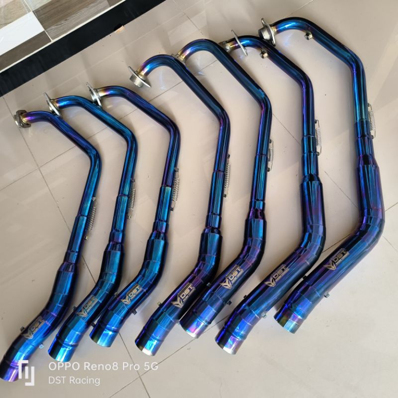 Jual Header original DST Racing blue moon PNP R15 cbr150 Vixion fu GSX ...