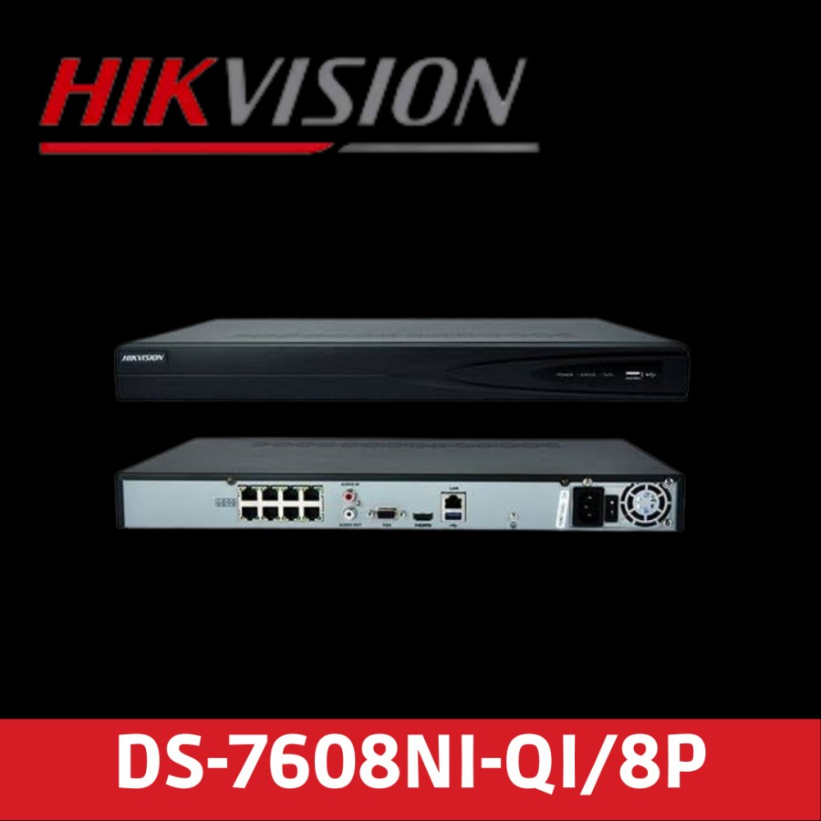 Jual NVR HIKVISION 8 CHANNEL DS-7608NI-QI/8P | Shopee Indonesia