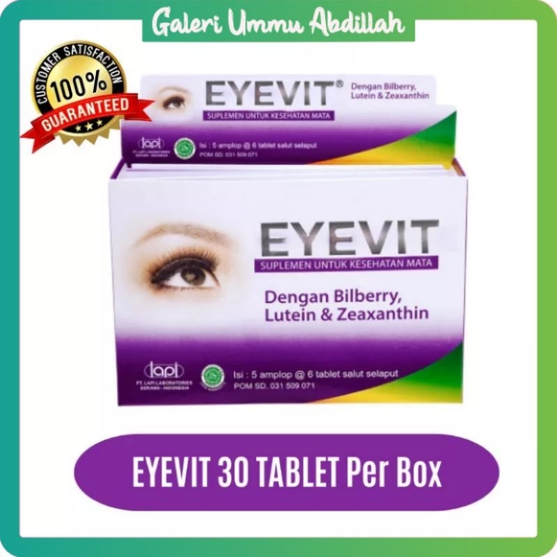 Jual EYEVIT Tablet EYEVIT Sirup 60 mL Suplemen Kesehatan Mata Eyevit ...