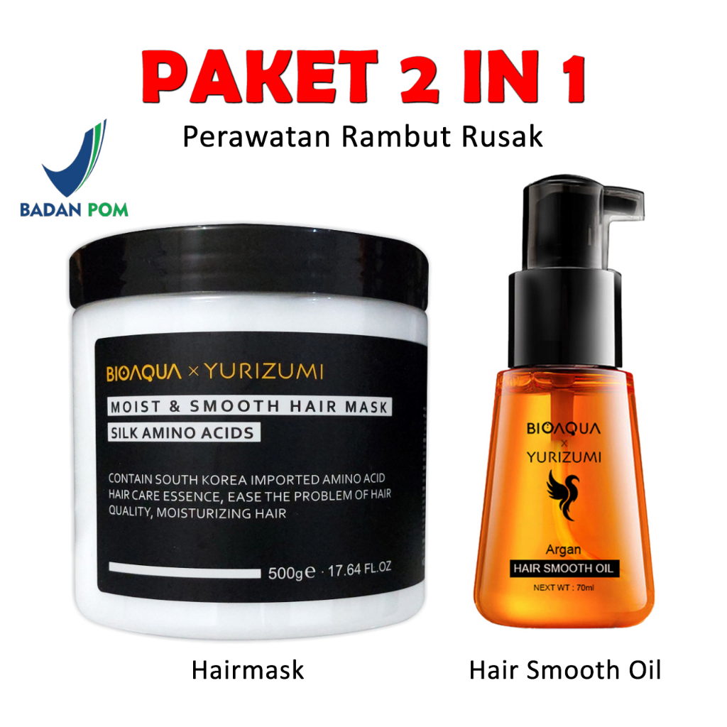 Jual [BPOM] Perawatan Rambut Rusak & Mengembang / Yurizumi Masker ...