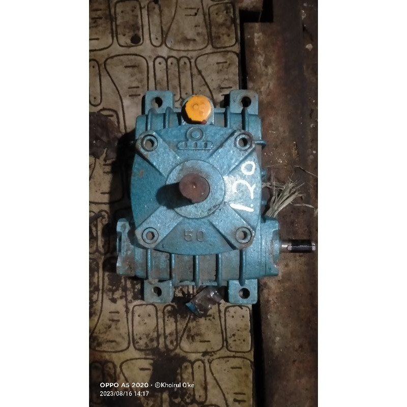 Jual Gear Box Tipe Wpo Ukuran 50 Rasio 1:20, 1:50, 1:60 (Di Jamin ...
