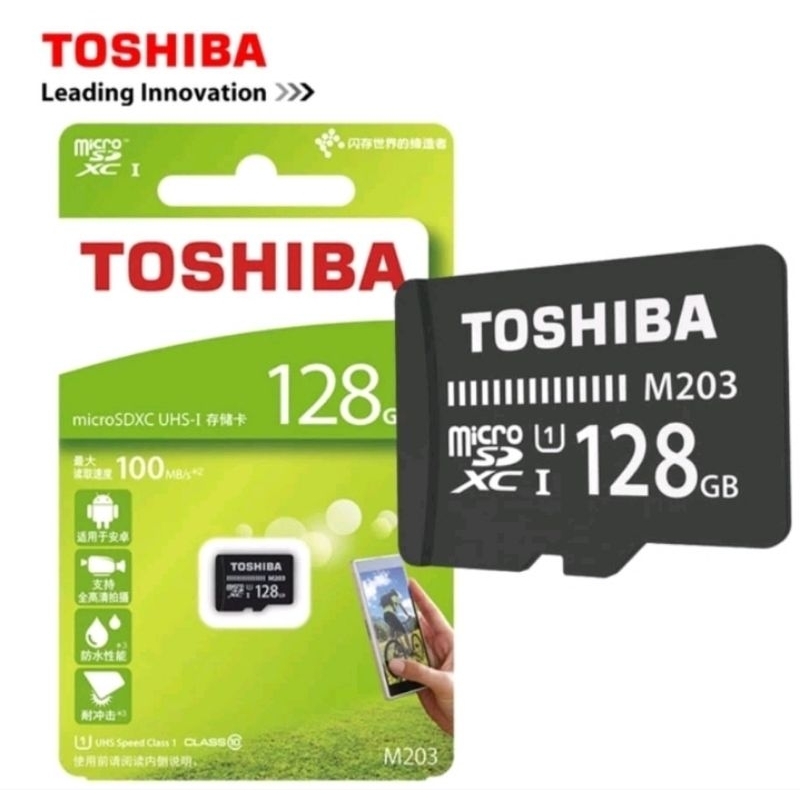Jual Memory Toshiba MMC Toshiba memory card 128 GB CLASS 10 Micro SD / Memory HP / Shopee
